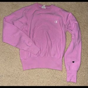 Pink champion crew neck